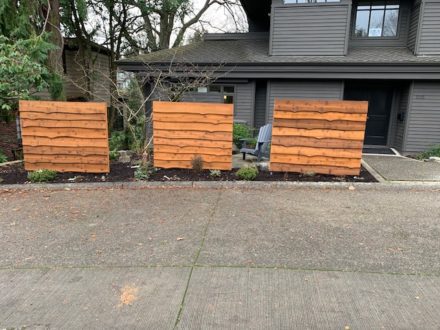 3 cedar panel